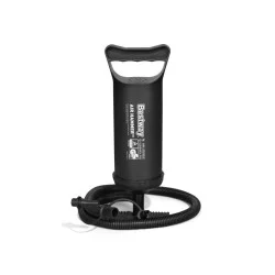 Bestway 30cm inflation pump (contents:hand pump, flexible hose(0.8m), 3 valve adaptors)